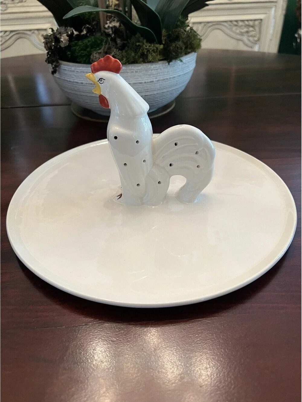 Vintage Art Deco Appetizer Hors D’Oeuvres Serving Tray Czech